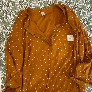 Old Navy Pokadot Tunic Top